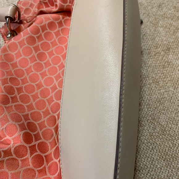 Nine West “9’s” coral satchel - Picture 15 of 16